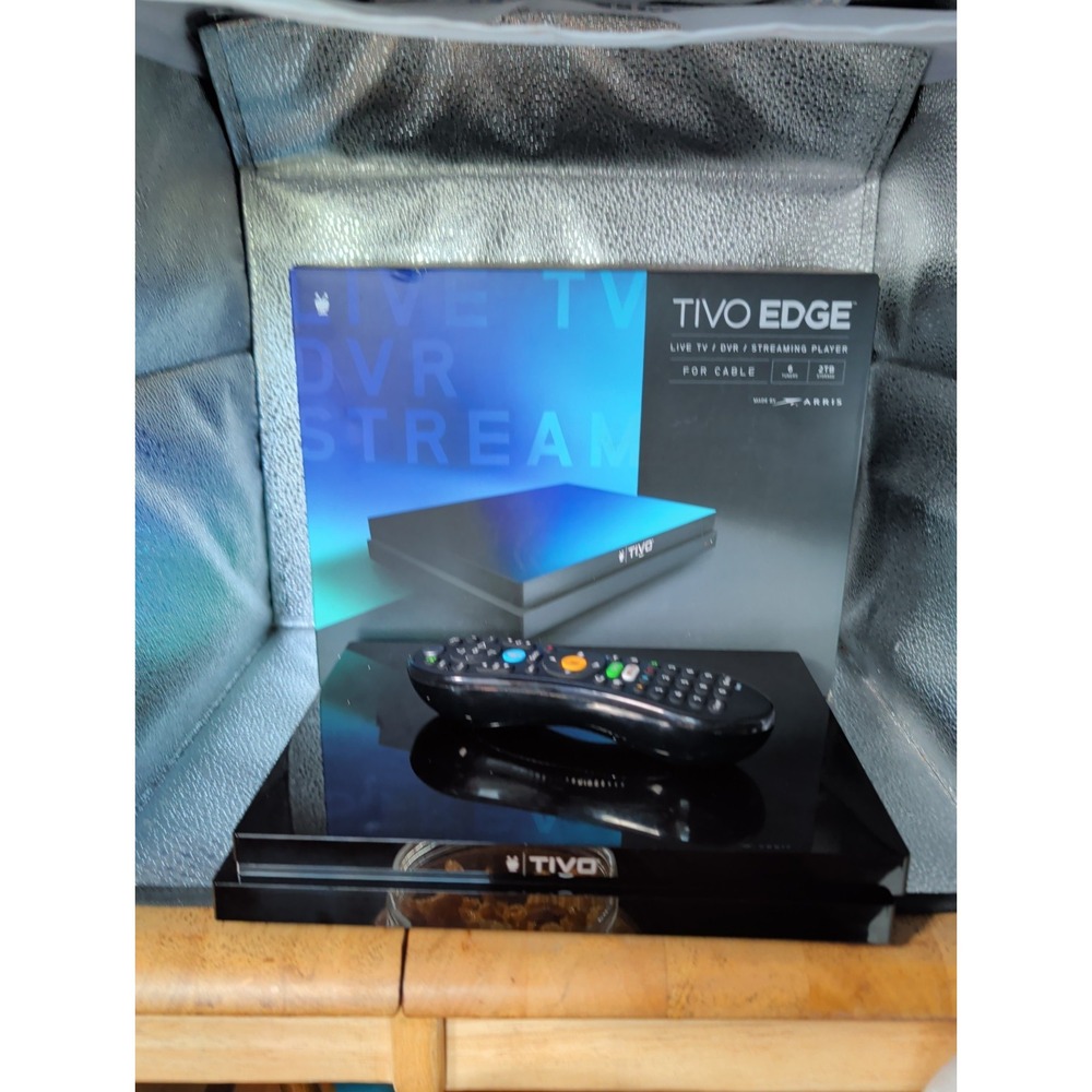 TiVo Edge Cable DVR Streaming Player 2TB 6 Tuners Black RD6E20 4K UHD
